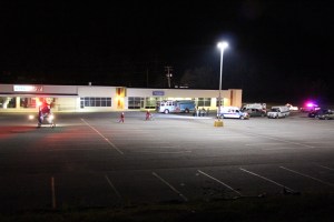 Medivac Helicopter Landing, Jamesway Plaza, Tamaqua, 9-19-2014 (38)