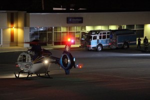Medivac Helicopter Landing, Jamesway Plaza, Tamaqua, 9-19-2014 (48)