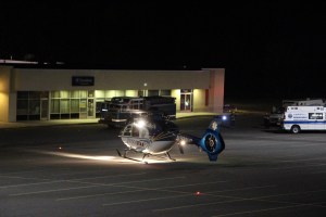 Medivac Helicopter Landing, Jamesway Plaza, Tamaqua, 9-19-2014 (68)