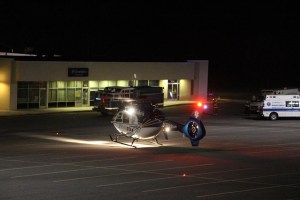 Medivac Helicopter Landing, Jamesway Plaza, Tamaqua, 9-19-2014 (69)