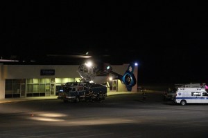 Medivac Helicopter Landing, Jamesway Plaza, Tamaqua, 9-19-2014 (74)