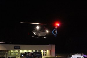 Medivac Helicopter Landing, Jamesway Plaza, Tamaqua, 9-19-2014 (77)