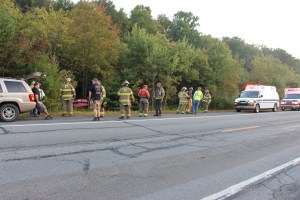Overturned Vehicle, Pottsville Stretch, Schuylkill Township, 9-19-2014 (23)