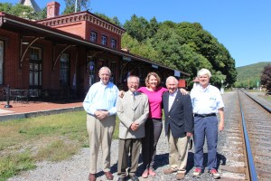 Professor Dr Eugen Wendler talks, Friedrich List, Library, Train Station, Tamaqua (10)