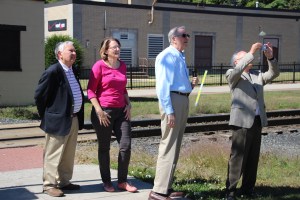 Professor Dr Eugen Wendler talks, Friedrich List, Library, Train Station, Tamaqua (14)