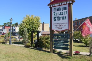 Professor Dr Eugen Wendler talks, Friedrich List, Library, Train Station, Tamaqua (21)