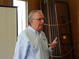 Professor Dr Eugen Wendler talks, Friedrich List, Library, Train Station, Tamaqua (52)