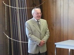 Professor Dr Eugen Wendler talks, Friedrich List, Library, Train Station, Tamaqua (61)