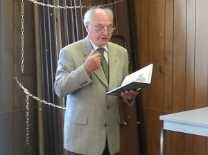 Professor Dr Eugen Wendler talks, Friedrich List, Library, Train Station, Tamaqua (75)