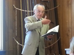 Professor Dr Eugen Wendler talks, Friedrich List, Library, Train Station, Tamaqua (78)