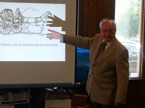 Professor Dr Eugen Wendler talks, Friedrich List, Library, Train Station, Tamaqua (84)