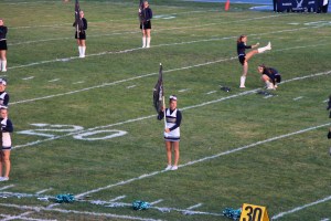 Raider Marching Band during Football Game, Sports Stadium, Tamaqua, 9-19-2014 (119)