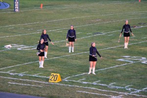 Raider Marching Band during Football Game, Sports Stadium, Tamaqua, 9-19-2014 (157)