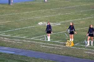 Raider Marching Band during Football Game, Sports Stadium, Tamaqua, 9-19-2014 (184)