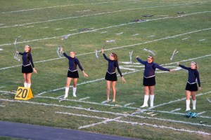 Raider Marching Band during Football Game, Sports Stadium, Tamaqua, 9-19-2014 (187)
