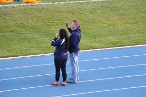 Raider Marching Band during Football Game, Sports Stadium, Tamaqua, 9-19-2014 (203)