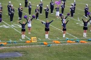 Raider Marching Band during Football Game, Sports Stadium, Tamaqua, 9-19-2014 (235)