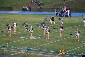 Raider Marching Band during Football Game, Sports Stadium, Tamaqua, 9-19-2014 (97)
