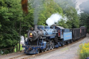Reading and Northern Baldwin 425 Steam Train Travels Through Barnesville, 9-1-2014 (16)