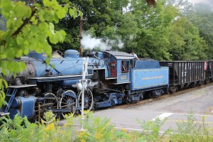 Reading and Northern Baldwin 425 Steam Train Travels Through Barnesville, 9-1-2014 (20)
