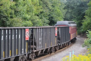 Reading and Northern Baldwin 425 Steam Train Travels Through Barnesville, 9-1-2014 (25)