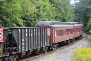 Reading and Northern Baldwin 425 Steam Train Travels Through Barnesville, 9-1-2014 (27)
