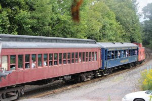 Reading and Northern Baldwin 425 Steam Train Travels Through Barnesville, 9-1-2014 (31)