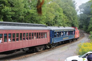 Reading and Northern Baldwin 425 Steam Train Travels Through Barnesville, 9-1-2014 (32)