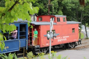 Reading and Northern Baldwin 425 Steam Train Travels Through Barnesville, 9-1-2014 (37)