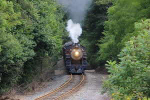 Reading and Northern Baldwin 425 Steam Train Travels Through Barnesville, 9-1-2014 (9)