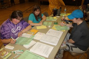 Signing Up for Girl Scouts Club, Zion Lutheran Church, Tamaqua, 9-2-2014 (4)