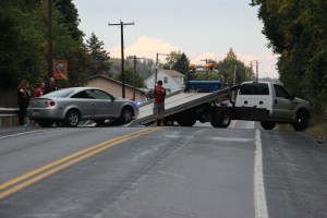 Single Vehicle Accident, Water Street, US209, Coaldale, 9-30-2014 (14)