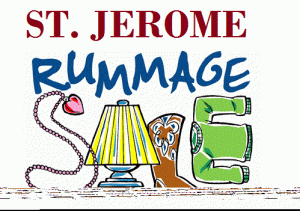 St Jerome Rummage Sale - Copy