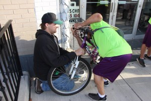 Start of Tamaqua Salvation Army 324 Mile Bike Ride to Ellwood City, 9-15-2014 (1)