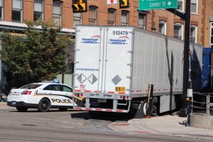 Tractor Trailer Strikes Pole, Five Points Intersection, SR309, US209, Tamaqua (12)