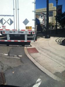 Tractor Trailer Strikes Pole, Five Points Intersection, SR309, US209, Tamaqua, from Frankie Lat (2)