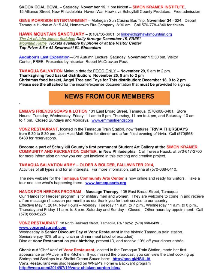 10-24-2014, Tamaqua Chamber of Commerce, Chamber Chatters-page-004