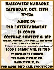 10-25-2014, Halloween Karaoke Party, Church of St. Richard, Barnesville (2)