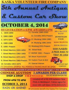 10-4-2014, Car Show, Auto Show, Kaska Fire Company, Kaska (2)