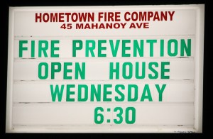10-8-2014, Fire Prevention, Open House, Hometown Fire Company, Hometown