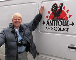 Pictured is Serfass during the American Pickers visit to our area in March 2013.