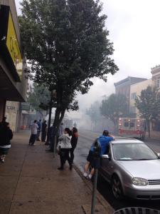 Car Fire, photos by Tiffany Ann, Main Street, Shenandoah, 10-14-2014 (3)