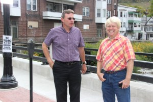 East Broad Street Bridge Over Little Schuylkill River Opens, Tamaqua, 10-2-2014 (107)