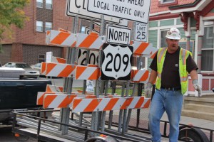 East Broad Street Bridge Over Little Schuylkill River Opens, Tamaqua, 10-2-2014 (13)