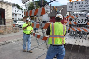 East Broad Street Bridge Over Little Schuylkill River Opens, Tamaqua, 10-2-2014 (26)
