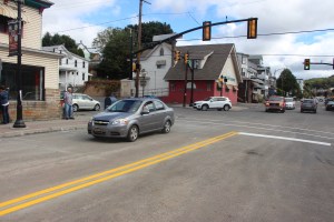 East Broad Street Bridge Over Little Schuylkill River Opens, Tamaqua, 10-2-2014 (51)
