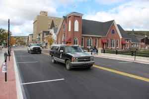 East Broad Street Bridge Over Little Schuylkill River Opens, Tamaqua, 10-2-2014 (53)