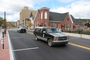 East Broad Street Bridge Over Little Schuylkill River Opens, Tamaqua, 10-2-2014 (54)