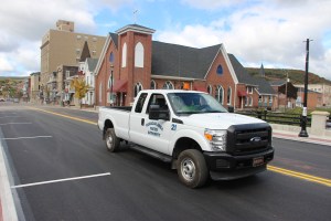 East Broad Street Bridge Over Little Schuylkill River Opens, Tamaqua, 10-2-2014 (58)