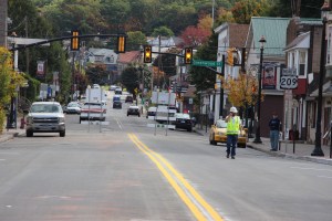 East Broad Street Bridge Over Little Schuylkill River Opens, Tamaqua, 10-2-2014 (6)